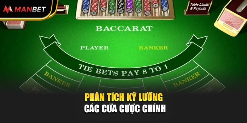 Phân tích kỹ lưỡng các cửa cược chính